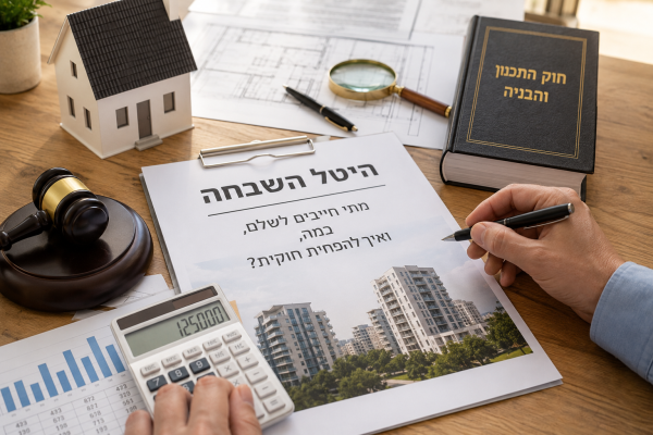 מבט אווירי על מגרש מגורים עם בית פרטי בשלבי בנייה וצמחייה סביב